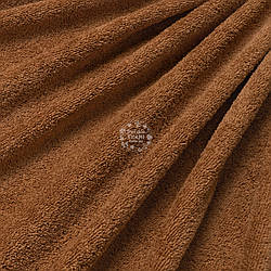 Двостороння махрова тканина, колір бронзовий