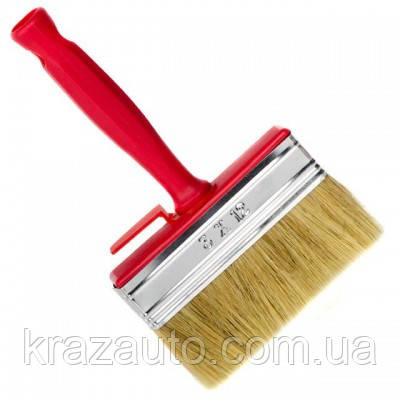 Пензель макловиця 120*30 мм, пластикова ручка INTERTOOL KT-1818