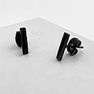 Сережки з нержавіючої медичної сталі з емаллю "Патриція", фото 2