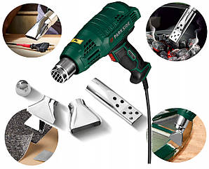 Фен промисловий Parkside PHLG 2000 F5 2000 Вт 230 В 600 °C