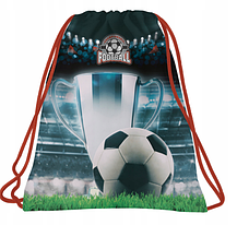 Рюкзак шкільний для хлопчика Футбол набір 5шт Derform Football Синій, фото 2