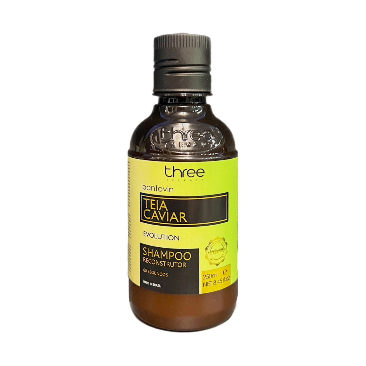 Шампунь для крихкого волосся, Three Therapy, Shampoo Teia Caviar, 250g