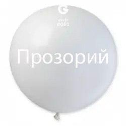Куля 19"/45 см Кристал Прозорий 00