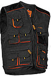 Спецодяг костюм робочий захисний чоловічий комплект жилет та напівкомбінезон роба для працівників спецівка польща, фото 2
