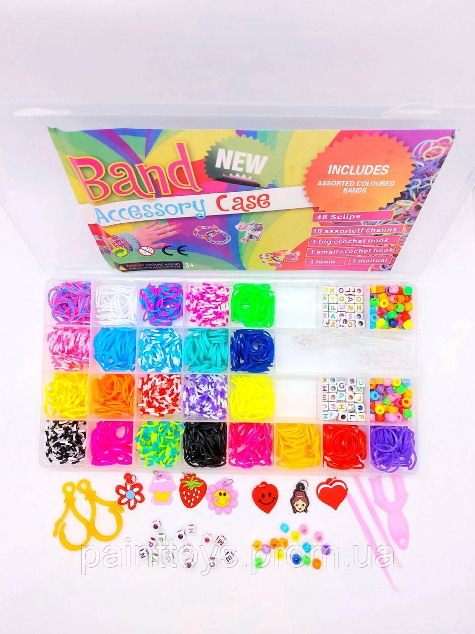 Набор для плетения браслетов из резинок резинок с аксессуарами и ...