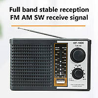 5 диапазонный радиоприемник.TV/FM/AM/SW World Receiver S5 Bands Radio. Sonikasi Model ICF-10DC