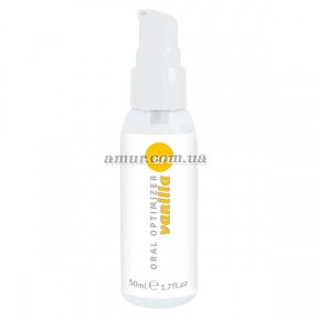 Оральний гель Hot Oral Optimizer Blowjob Gel зі смаком ванілі, 50 мл