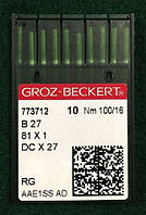 Игла Groz-Beckert B27, 81x1, DCx27, DCx1 оверлочная 10 шт/уп