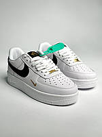 Кроссовки Nike Air Force 1 Low White Gold Swoosh