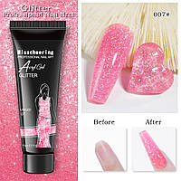 Акрилгель цветной 07 AcrylGel GLITTER 15ml