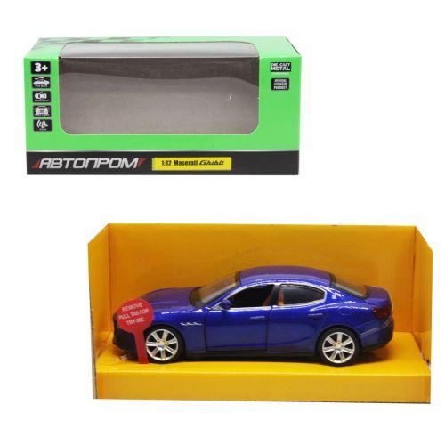Машина мет. АВТОПРОМ арт. 68362 (48шт/2) 1:32 Maserati Ghibl,батар, світло,звук,відкр..двері,короб. 18*9*9см
