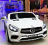 Дитячий електромобіль на акумуляторі Mercedes M 4871 з пультом радіокерування 3-8 років білий, фото 3