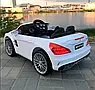 Дитячий електромобіль на акумуляторі Mercedes M 4871 з пультом радіокерування 3-8 років білий, фото 5