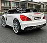Дитячий електромобіль на акумуляторі Mercedes M 4871 з пультом радіокерування 3-8 років білий, фото 6