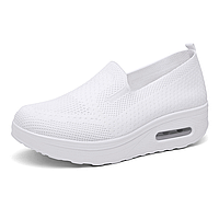 Сліпони, найзручніше взуття, жіночі туфлі, розмір 40, білі Код 68-0005