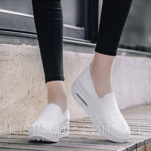Сліпони, найзручніше взуття, жіночі туфлі, розмір 42, білий Код 68-0007