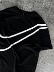 Чоловіча футболка оверсайз Nike чорна з логотипом бавовняна літня Теніска Найк спортивна на літо, фото 3