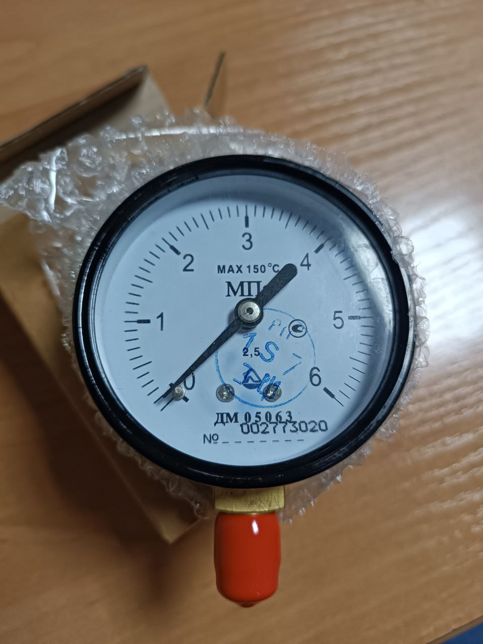 Купити Манометр МАНОМЕТР ДМ 05063 6 МПа (60 барів) 2,5, ціна 150 ...