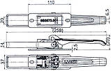 Замок бортовий knott autoflex 258 мм * 39 мм, фото 3