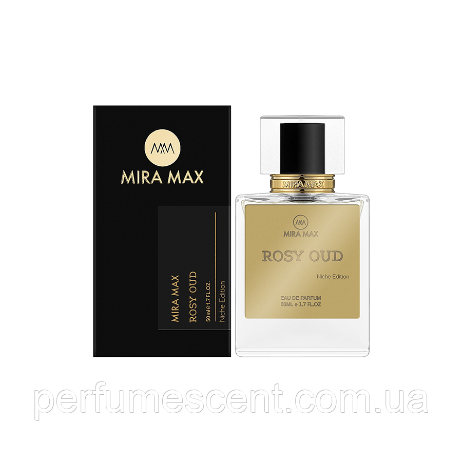 Парфуми унісекс "ROSY OUD" Mira Max 50ml (аромат схожий на Kilian Rose Oud)