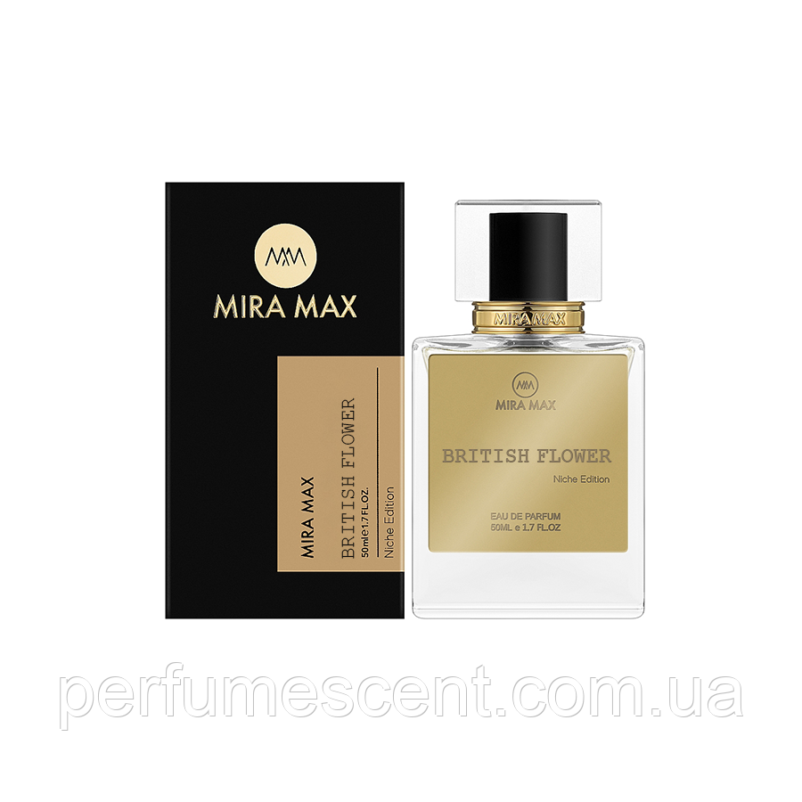 Парфуми унісекс "BRITISH FLOWER" Mira Max 50ml (аромат схожий на Jo Malone London Rose&Magnolia), фото 1