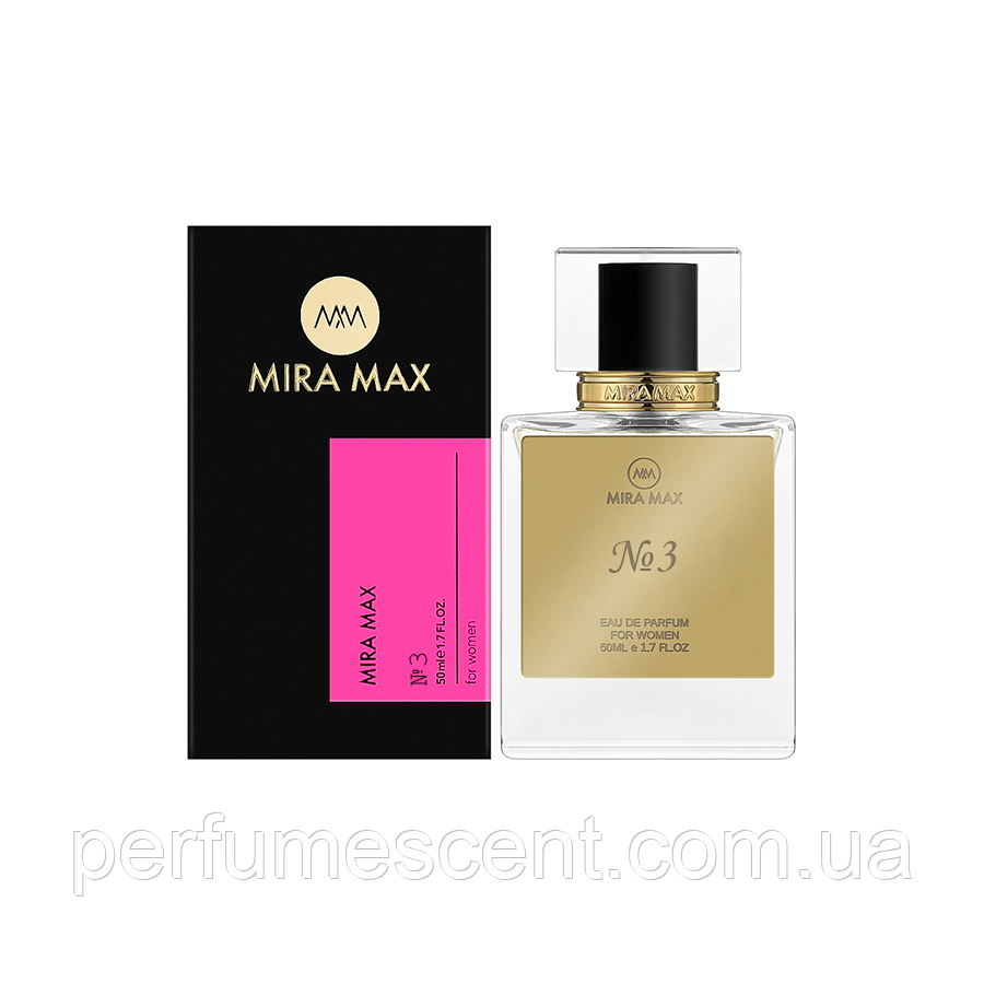 Парфуми жіночі "No3" Mira Max 50ml (аромат схожі на Dolce&Gabbana L`Imperatrice 3 )