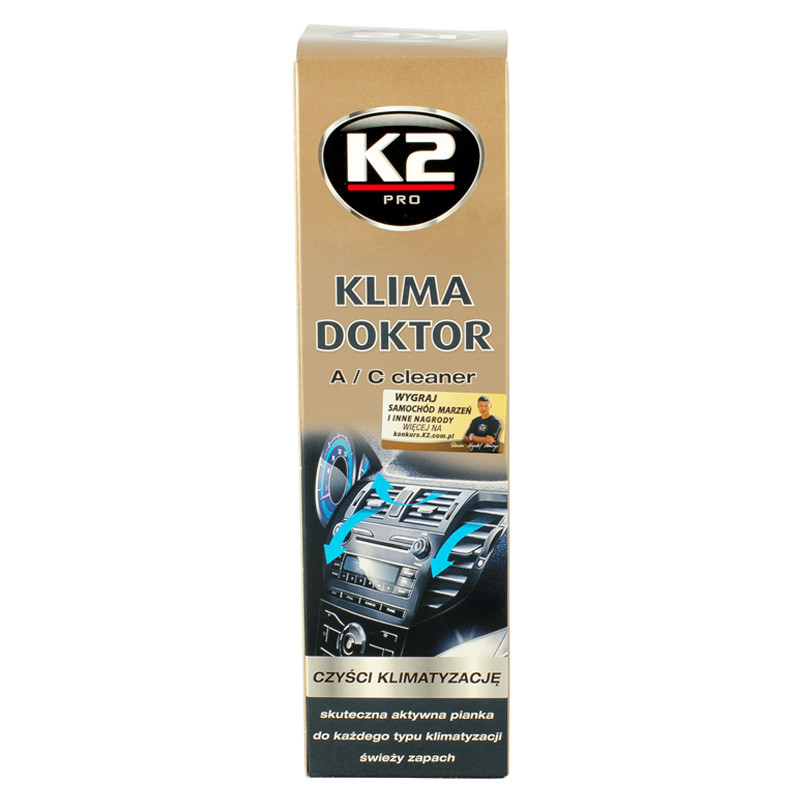 K2 KLIMA DOCTOR 500ml Очисник автокондиціонерів (аерозоль)