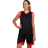 Форма баскетбольная женская Lingo LD-8217-2 (рост 155-175 см, черный)