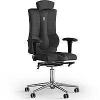 Кресло KULIK SYSTEM ELEGANCE Ткань с подголовником без строчки Черный (10-901-BS-MC-0507)
