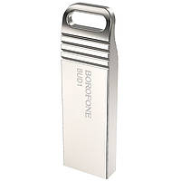 USB Флешка металлическая флешка 64ГБ BOROFONE BUD1 64GB
