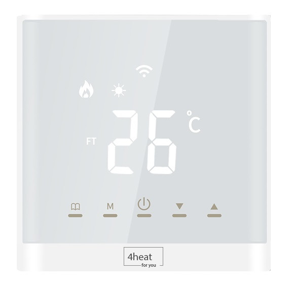 Сенсорний програматор з WiFi для теплої підлоги 4HEAT AE667