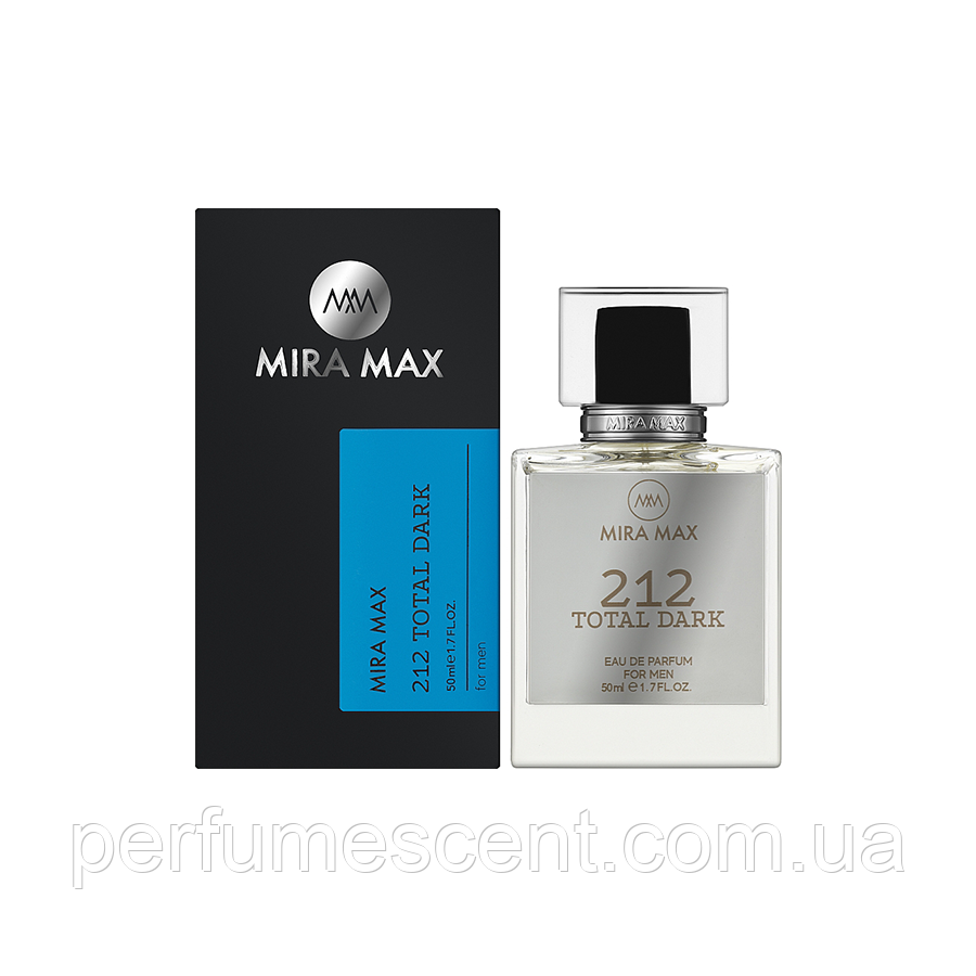 Парфуми чоловічі "212 TOTAL DARK" Mira Max 50ml (аромат схожий на Carolina Herrera 212 Vip Man)