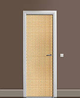 Наклейка на дверь Zatarga «Канатное плетение» 650х2000 мм виниловая 3Д наклейка декор самоклеящаяся