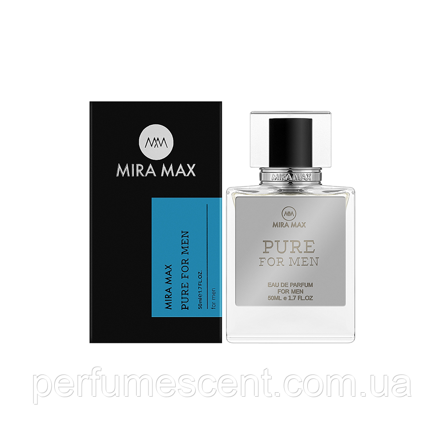 Парфуми чоловічі "PURE FOR MAN" Mira Max 50ml (аромат схожий на Versace Man Eau Fraiche)