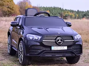 Дитячий електромобіль на акумуляторі Джип Mercedes M 4563 з пультом р/у для 3-8 років автофарбування чорний