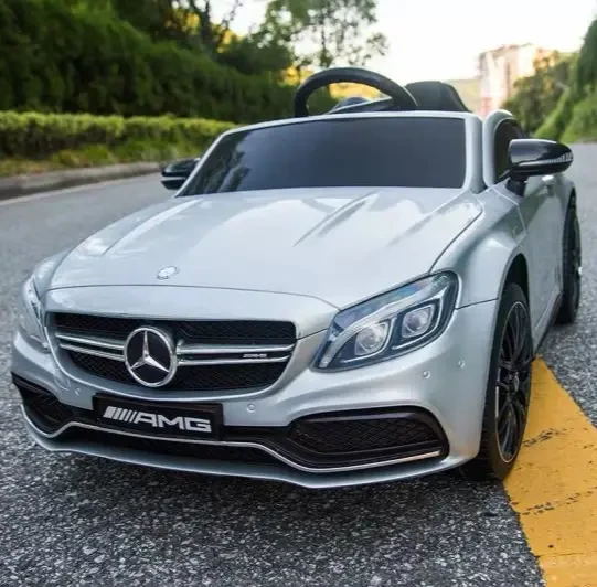Дитячий електромобіль на акумуляторі Mercedes M 4010 на радіокеруванні для дітей 3-8 років автопофарбування сірий
