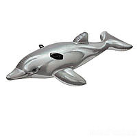 Детский надувной плотик для катания Intex 58535 «Дельфин»