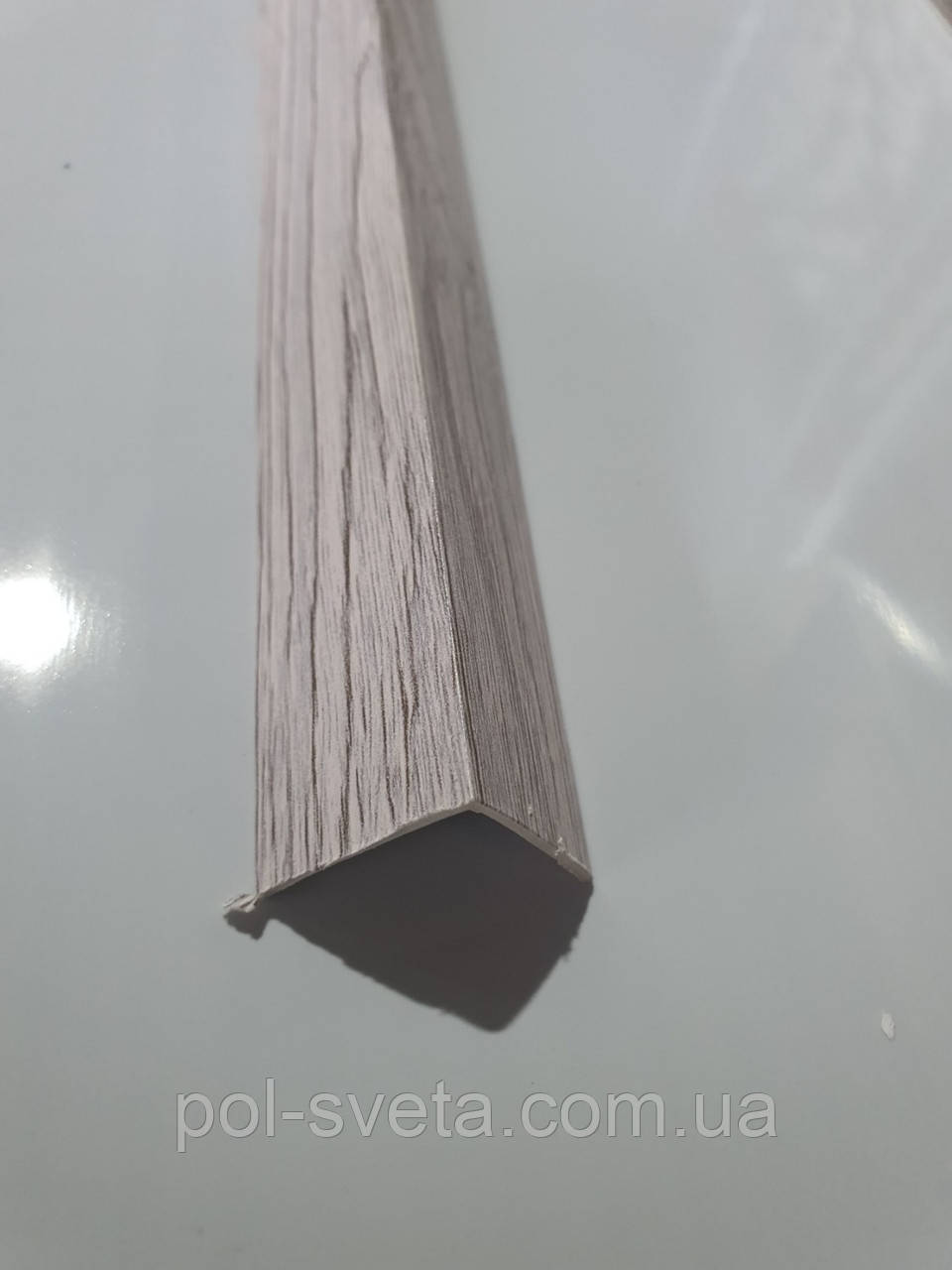 Кут ламінований 25*25 Дуб Портофіно білий