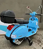 Дитячий електромотоцикл двоколісний на акумуляторі Bambi M 4939 для дітей 3-8 років синій, фото 5