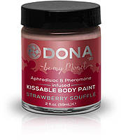 Краска для тела Dona Kissable Body Paint - STRAWBERRY SOUFFLE SEXART