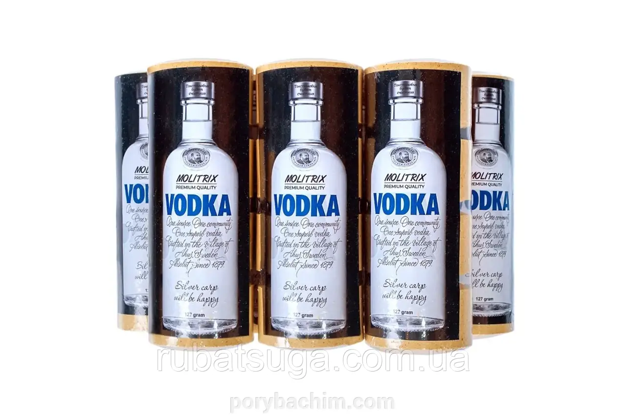 Технопланктон Molitrix Вбивця товстолоба Vodka (Горілка) Fluro 120г 2-6г розчинення, фото 1