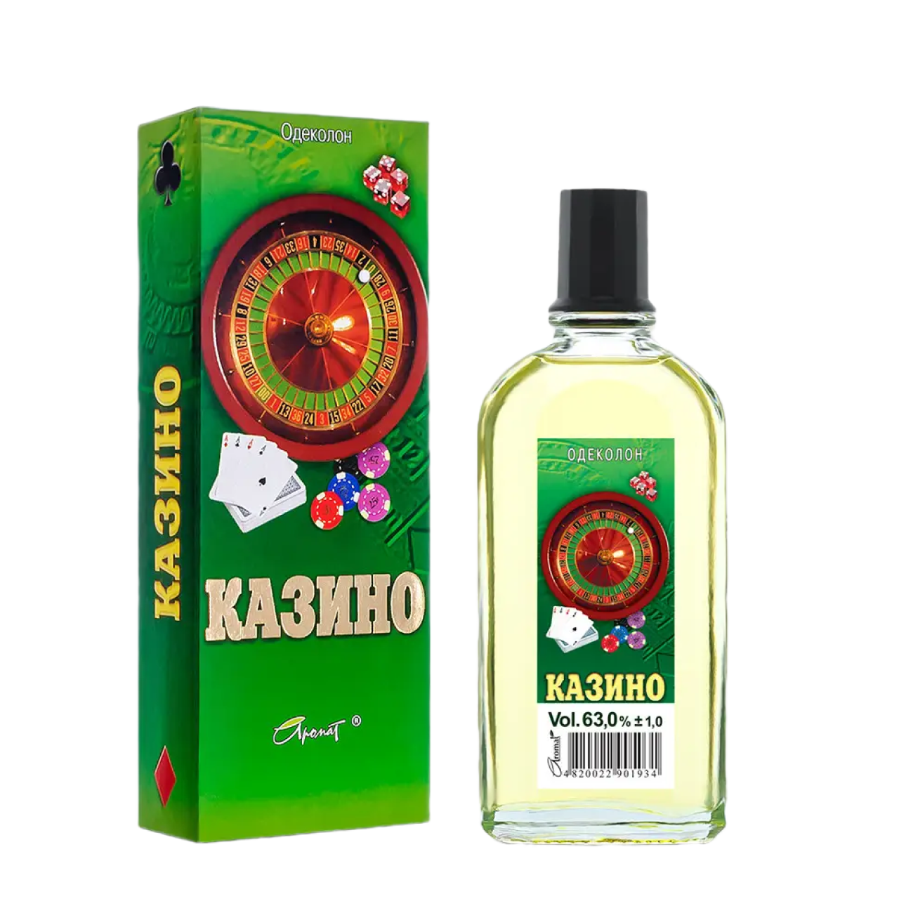 Одеколон чоловічий в футлярі Казино ТМ Aromat 75 мл