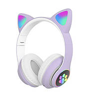 Наушники безпроводные CAT EARS STN-28 фиолетовые