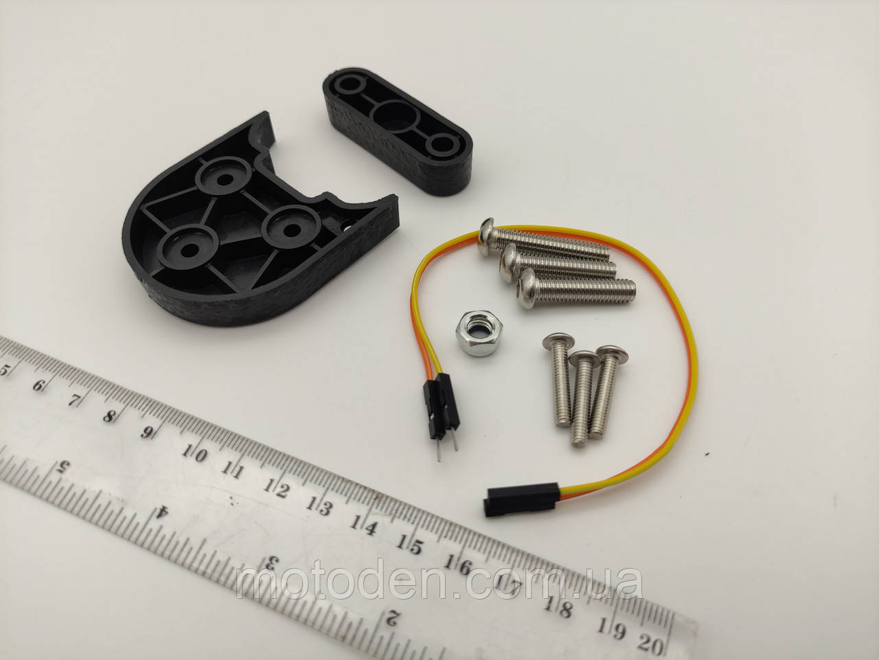 Чотирикомпонентна пластикова проставка для апгрейду скутера Xiaomi до 10 дюймів, фото 1