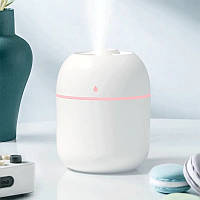 Ультразвуковий зволожувач повітря USB White з підсвічуванням Mini Humidifier