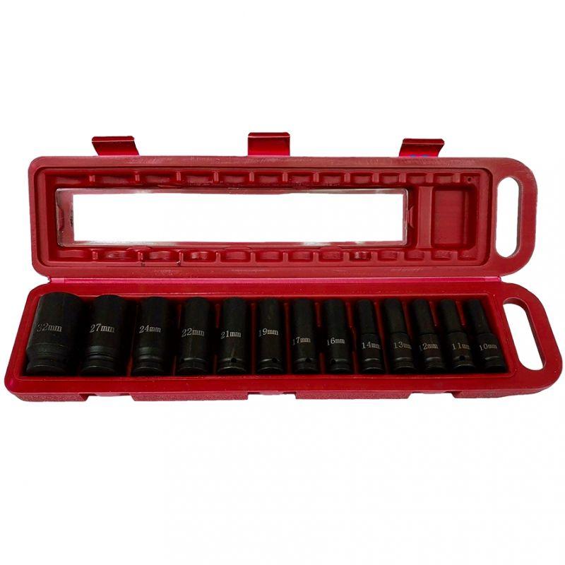 Набір ударних головок 1/2" 10-30 мм Kraft&Dele KD10521