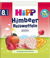 Рисові коржики HIPP зі смаком малини, для дітей з 8 місяців