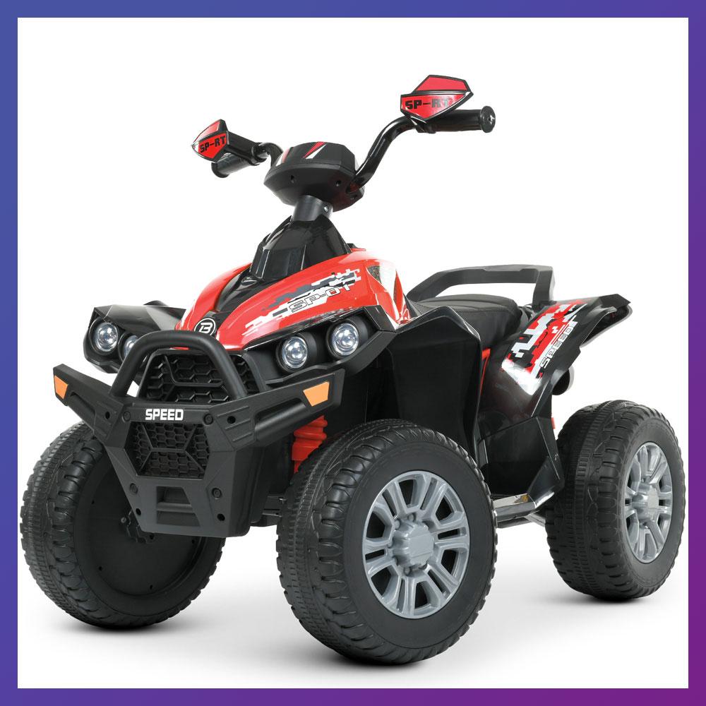 Дитячий електроквадроцикл на акумуляторі Bambi Racer M 5008 для дітей 3-8 років червоний