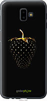 Пластиковый чехол Endorphone Samsung Galaxy J6 Plus 2018 Черная клубника (3585t-1586-26985)