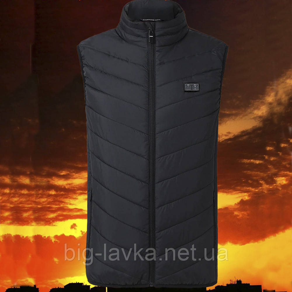 Жилетка з підігрівом від PowerBank 11 зон М, фото 1